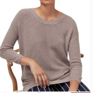 Aritzia Wilfred Balzac Sweater Crew-neck Silk Cotton Cashmere XS Beige